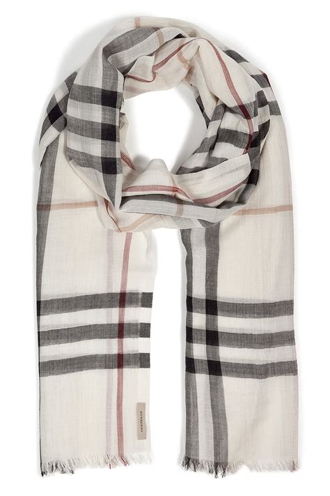 burberry gauze scarves|Burberry check wool scarf.